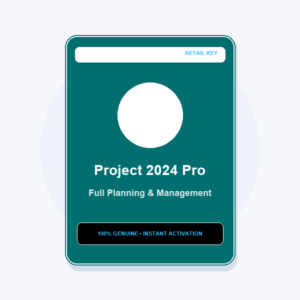 Microsoft Project 2024 Professional - Lifetime
