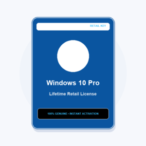 Microsoft Windows 10 Pro - Lifetime License Key