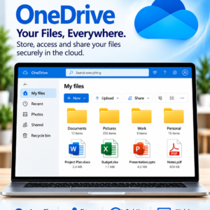 Microsoft 365 Personal – 1 Year Subscription | 1 User | PC, Mac & Mobile
