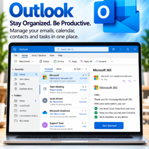 Microsoft 365 Personal – 1 Year Subscription | 1 User | PC, Mac & Mobile