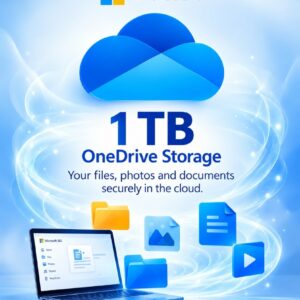 Microsoft 365 Personal – 1 Year Subscription | 1 User | PC, Mac & Mobile